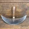 Antique 8” Leatherworking Half Moon Cutter - Sharpened Ready To Use