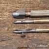 Vintage selection 3 No: Brass & Ebony Watchmakers Hand Tools - Good Condition