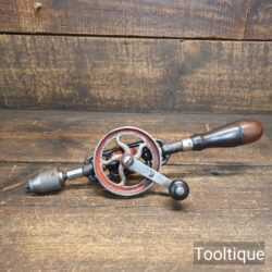 Vintage Rosewood Millers Falls Co. USA No: 5 Double Pinion Egg Beater Drill