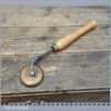 Large Bookbinder’s Brass Finishing Wheel Tool