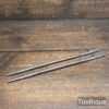 Vintage ⅜” Pair of Cast Steel Drawbore Pins - Good Condition