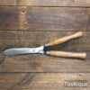 Vintage Cast Steel Gardening Hedge Trimming Shears - Sharpened Ready To Use