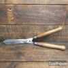 Vintage Gardening Shears Beechwood Handles - Sharpened Ready To Use