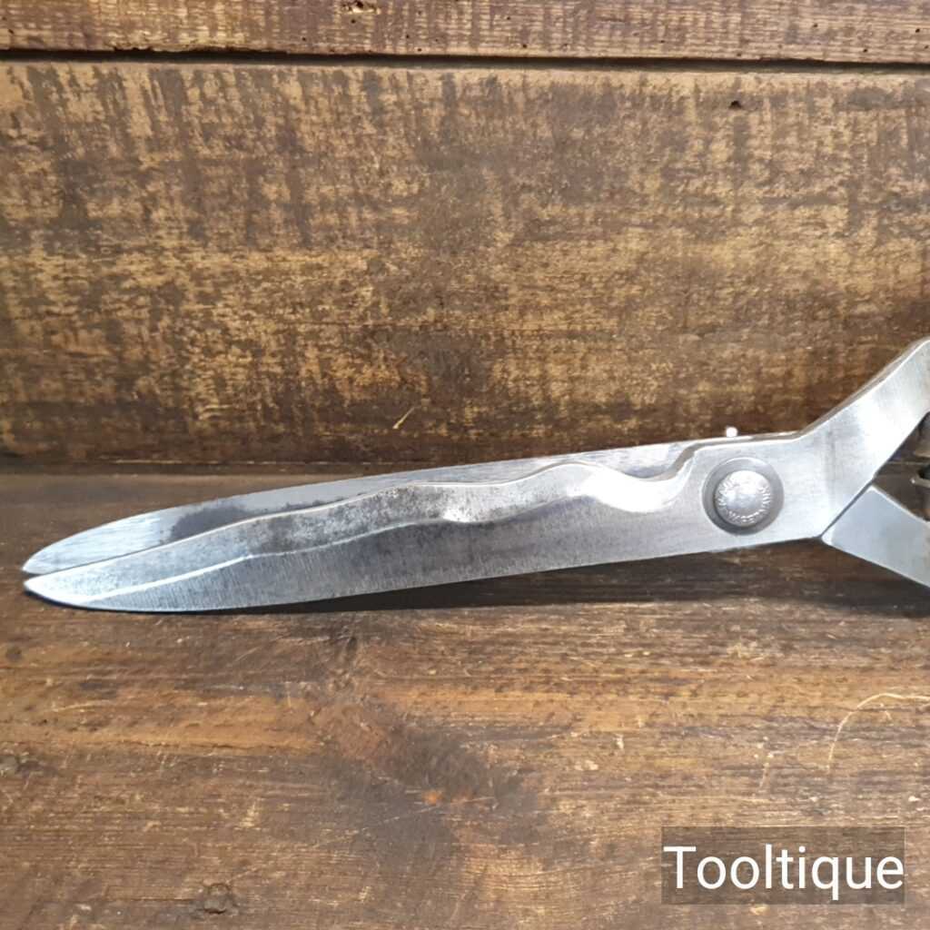 Vintage German Cast Steel Top Flat Hedge Trimmers Garden Shears Sharpened Tooltique