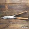 Vintage C. T. Skelton Cast Steel Gardeners Hedge Trimming Shears - Sharpened