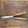 Vintage Gardening Shears Beechwood Handles - Sharpened Ready To Use