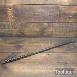 Vintage Buck & Hickman Scotch Barrel Eyed Timber Framing Auger Bit ⅞” End