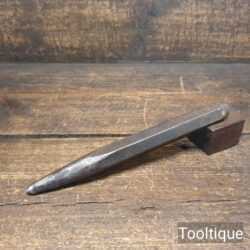 Large Vintage Heavy Duty Cast Steel Pointed Dot Punch - Good Condition