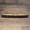 Vintage J. Rabone No: 1625 10" Rosewood & Brass Boat Spirit Level - Good Condition
