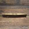 Vintage Redwood And Brass 8” Spirit Level - Good Condition