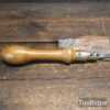 Vintage W. Marples & Sons Shamrock Boxwood Pad Saw - Good Condition