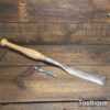 Lovely Antique 2 ½” Wide Carpenters USA Timber Framing Bevel Edge Slick Chisel