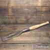Superb Antique J. M. Sheffield Wide Carpenters Bevel Edge Timber Framing Slick Chisel