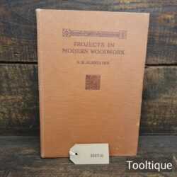Vintage Projects In Modern Woodwork Book by S.H. Glenister