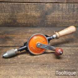 Vintage Stanley No: 803 Double Pinion Egg Beater Hand Drill - Good Condition