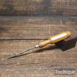 Vintage Marples & Sons 7 ½” Long Slimline Screwdriver - Redressed