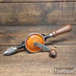 Vintage Stanley No: 803 Double Pinion Egg Beater Hand Drill - Fully Refurbished