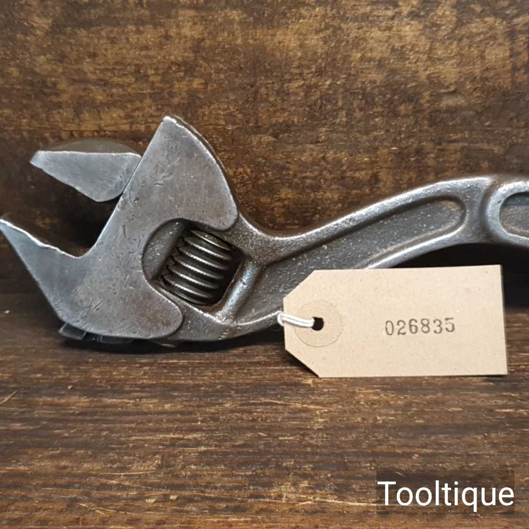 Vintage 10″ Cast Steel Adjustable Clyburn Spanner Good Condition Tooltique