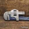 Vintage Record 10” Stillson Pipe Wrench - Fully Refurbished Ready For Use