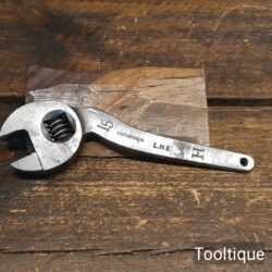 Vintage 6" R. Mather & Son Adjustable Clyburn Wrench Stamped H 15 - Good Condition