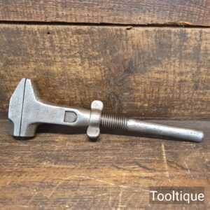 Rare Vintage 11 ¾” Unique Diamond Wrench Mfg USA Pat 880 Wagon Adjustable Spanner