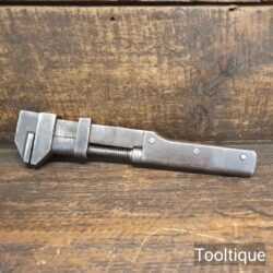 Vintage 10 ¼” Adjustable Cast Steel Wrench Possibly Made By Footprint
