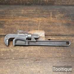 Scarce Vintage Bahco No: 112 Cast Steel Patented Adjustable Pipe Wrench