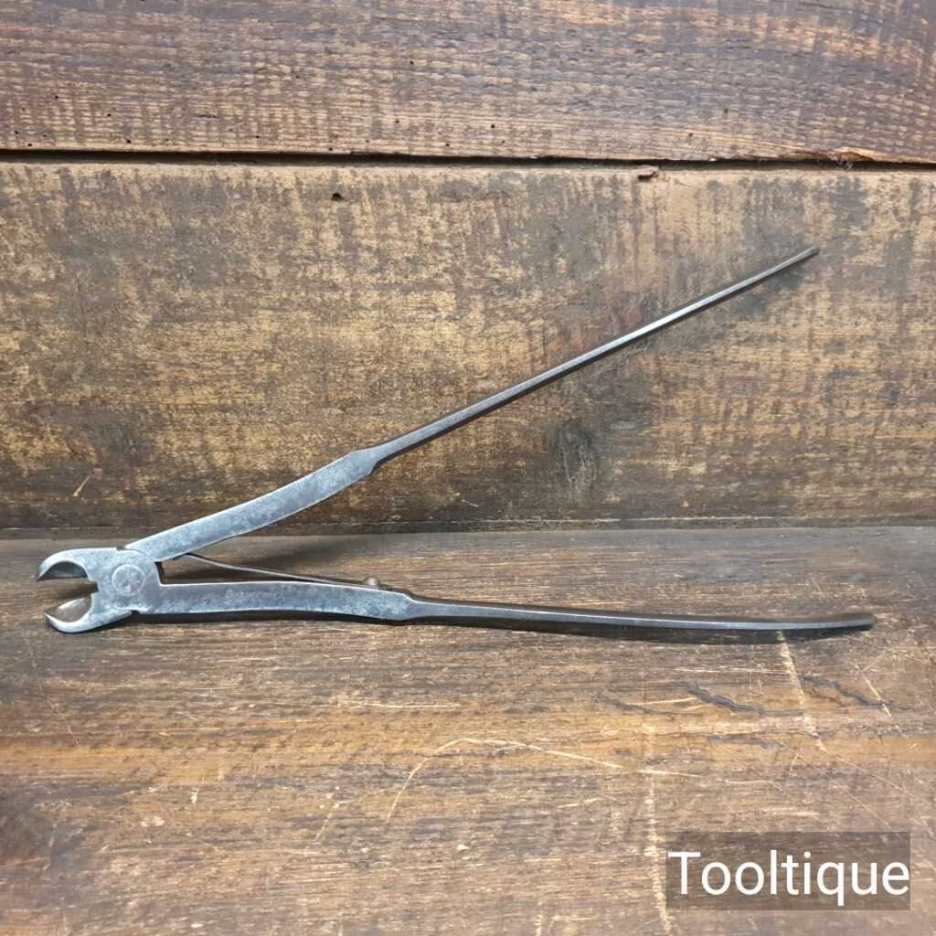 Vintage Leatherworkers 13" Barnsley & sons Manchester Nippers Or Side Cutters