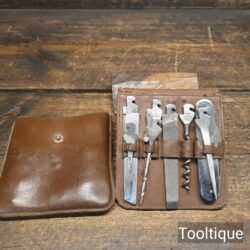 Vintage Set of C. Schlieper Solingen Pocket Multitool Germany - Good Condition