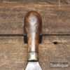 Small Vintage T. Dixon Cast Steel leatherworking Saddlers Half-Moon Round Knife