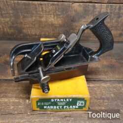 Vintage Boxed Stanley No: 78 Duplex Rabbet Plane - Fully Refurbished Ready To Use