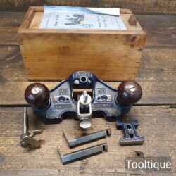 Vintage Boxed Record No: 071 Hand Router Plane Complete - Good Condition