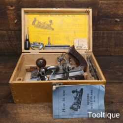 Vintage Boxed Record No: 405 Combination Plough Plane - Fully Refurbished