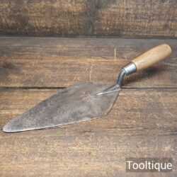 Vintage 10” W.H.S Hunt & Sons Brades Bricklayers Trowel - Good Condition