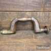 Antique Ridge Beechwood & Brass Carpenters Brace - Good Condition