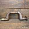 Antique Ridge Beechwood & Brass Carpenters Brace - Good Condition