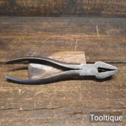 Vintage Glaziers T. Bennett 8" Cast Steel Pliers - Good Condition