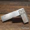Vintage 4" Henry Disston USA No: 5 1/2 Cast Steel Calibrated Square - Good Condition