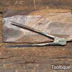 Elegant Antique Pair of 3 ¾” Brass & Steel Dividers- Good Condition