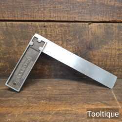Vintage 8" Stanley USA No: 12 Cast Steel Calibrated Square - Good Condition