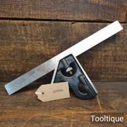 Vintage Rabone Chesterman No: 12 Cast Steel Adjustable Combination Square