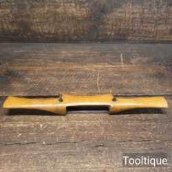 Vintage John Wilson 1944 Beechwood & Brass Spokeshave - Good Condition