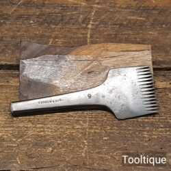 Vintage T. Dixon 1 ½” Wide No: 9 Saddlers Strap Pricking Iron - Good Condition