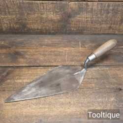 Vintage 11” W.H.S Hunt & Sons Brades Bricklayer’s Trowel - Good Condition