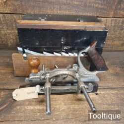 Rare Vintage Stanley USA No: 46 Skew Blade Combination Plough Plane Excellent Condition