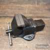 Small Vintage Cast Steel Hand Vice With 2" Wide Jaws - Refurbished For Use