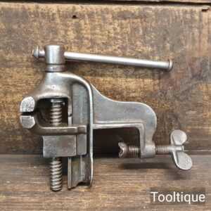 Vintage Model Makers Portable Cast Steel Table Vice 2" Jaws - Original Condition Vintage Model Makers Portable Cast Steel Table Vice 2
