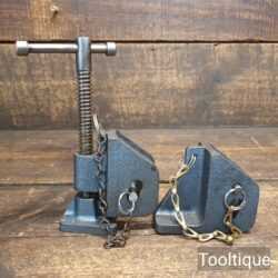 Vintage Pair Of Sash Cramp Heads Stamped ‘017’ - Good Condition