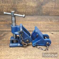 Vintage Pair of Record No: 130 Sash Cramp Heads - Good Condition