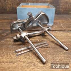 Vintage Record No: 043 Plough Plane Complete with 3 Cutters - Fully Refurbished